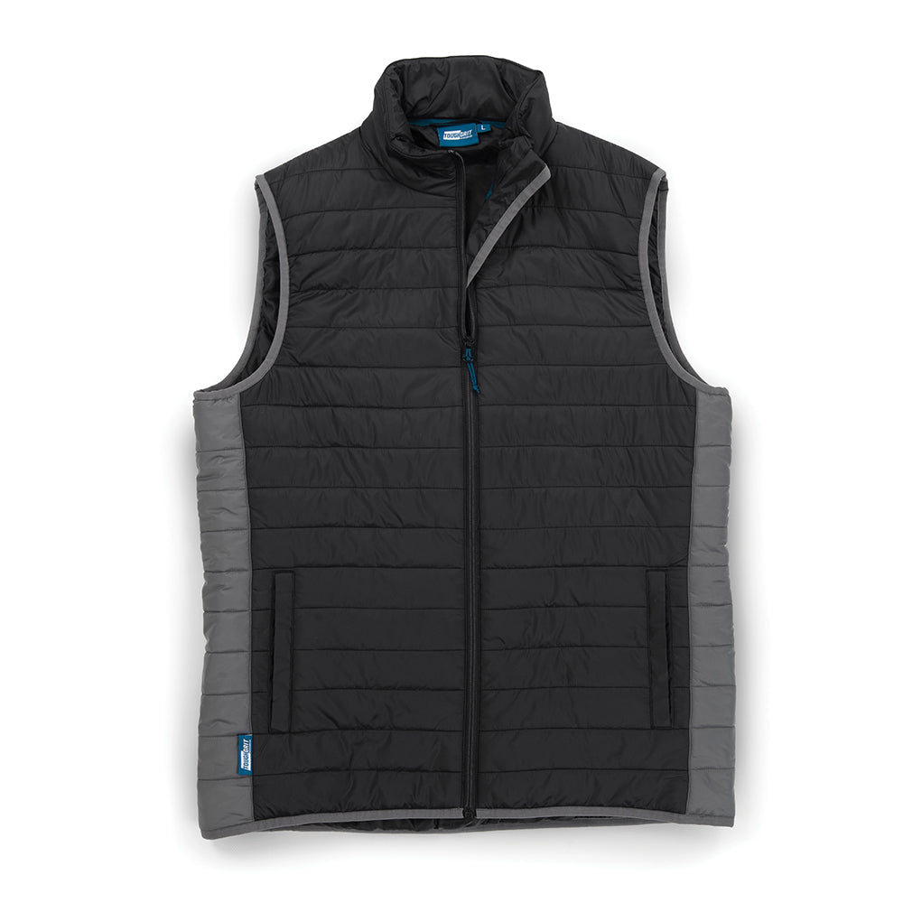 Tough Grit 2-Tone Body Warmer Back / Charcoa - Damaged Packaging