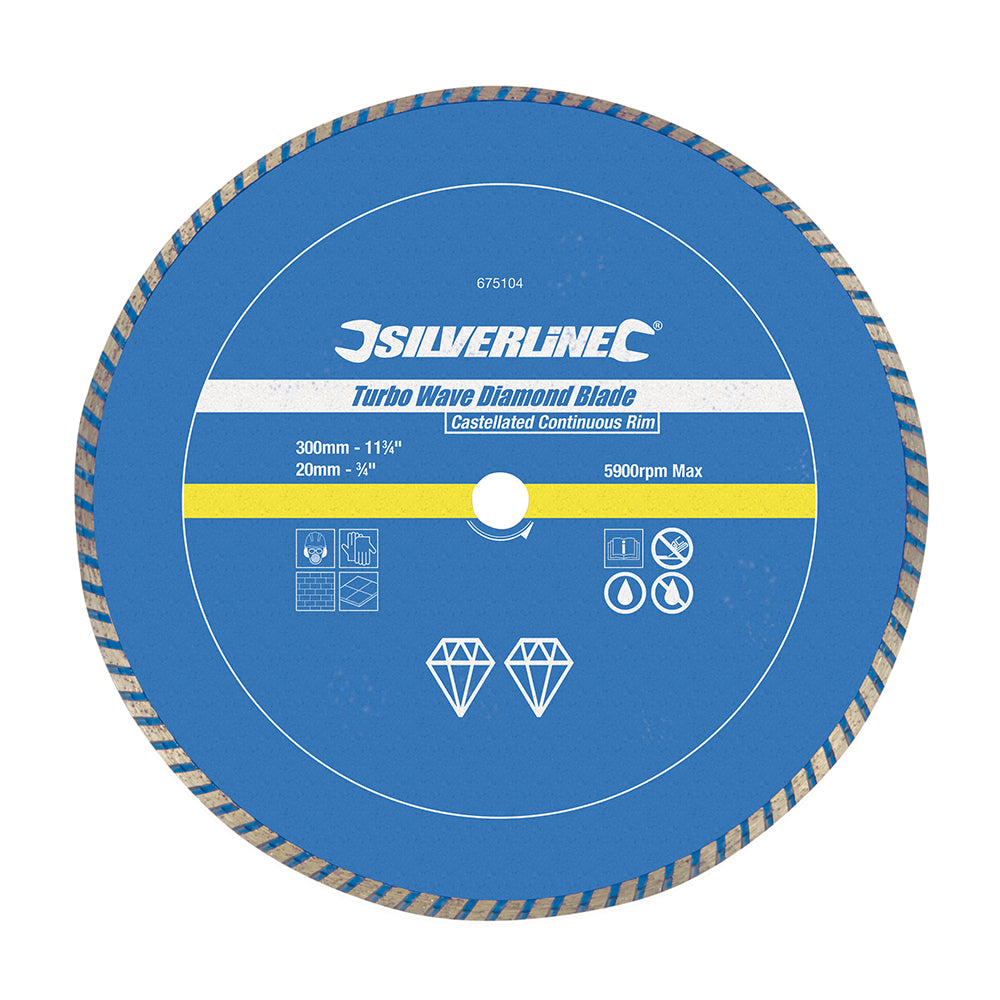 Silverline Turbo Wave Diamond Blade - Damaged Packaging