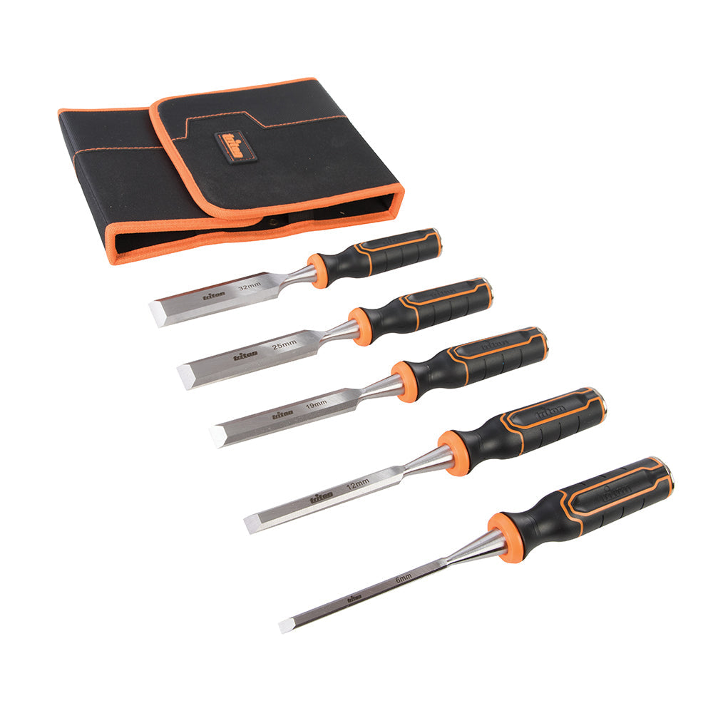 Triton Wood Chisel Set 5pce - Damaged Packaging