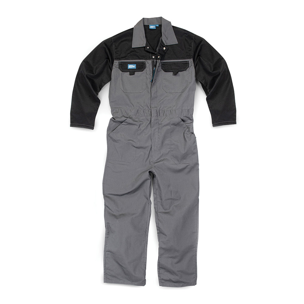 Tough Grit Zip-Front Coverall Charcoal - Damaged Packaging