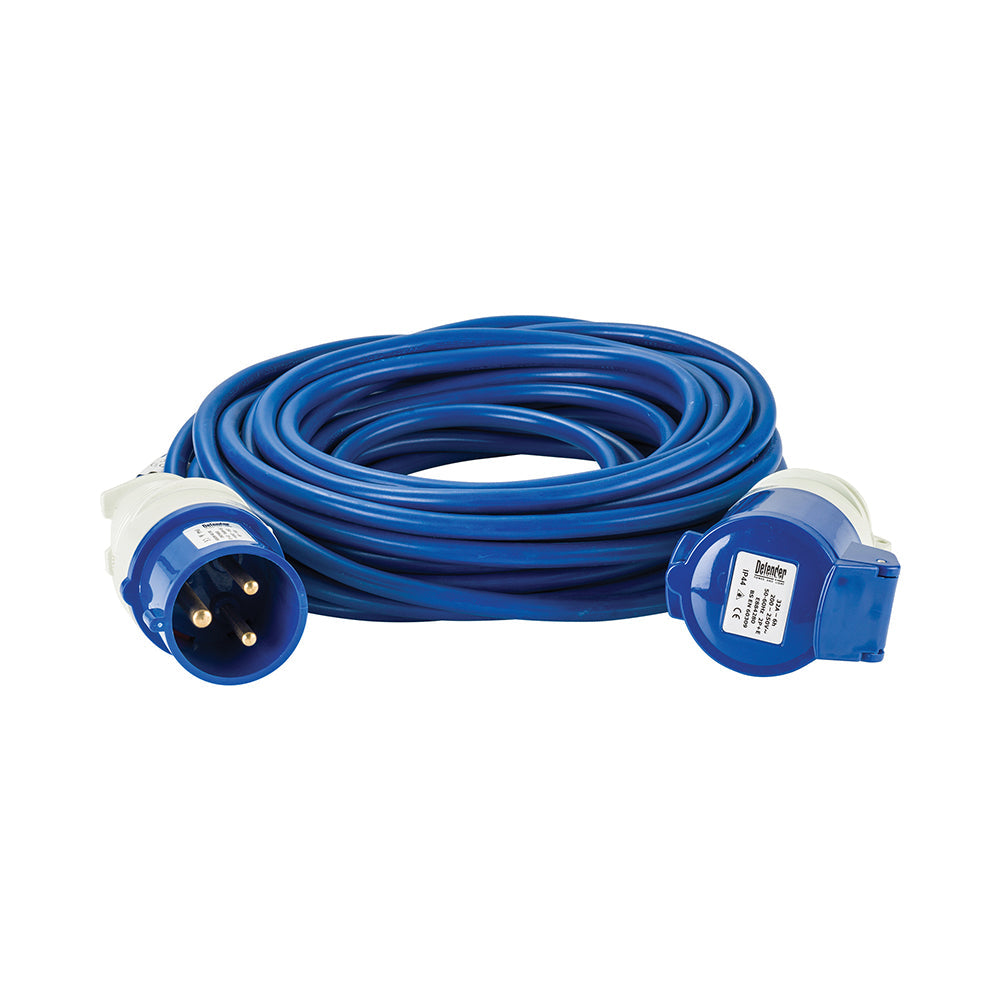 Arctic Extension Lead Blue 2.5mm2 32A 14m