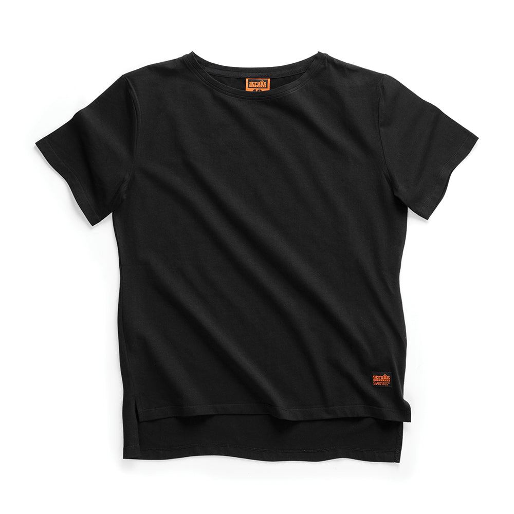 Scruffs Women's Trade T-Shirt Black - Damaged Packaging