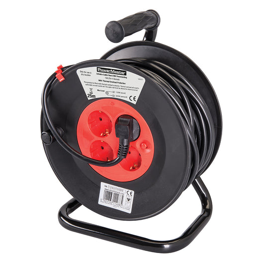 European Type F Schuko Cable Reel 230V