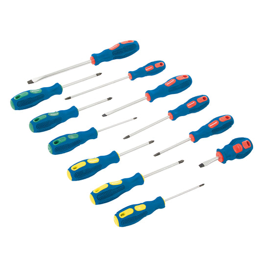 Silverline General Purpose Screwdriver Set 12pce 12pce - Ex Display - warehousetoolsale.com