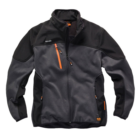 Scruffs Trade Tech Softshell Jacket Charcoal - Damaged Packaging