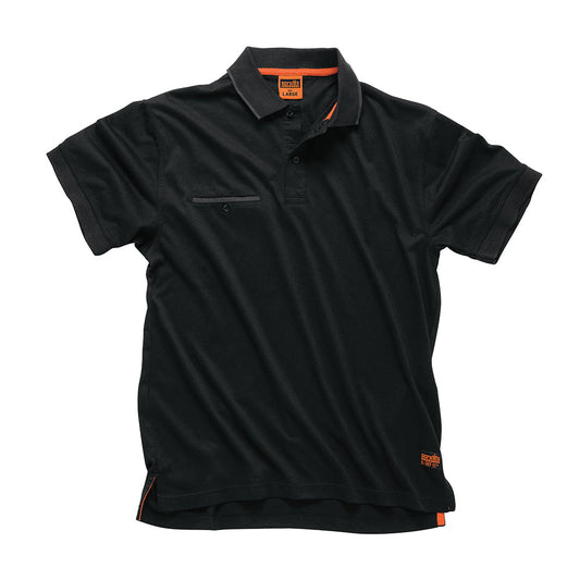 Scruffs Worker Polo Black - Damaged Packaging