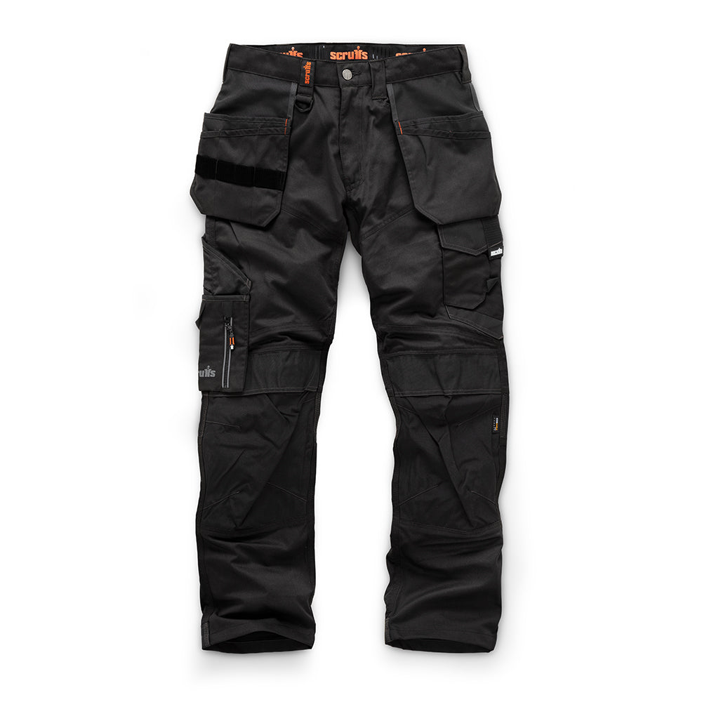 Scruffs Trade Holster Trousers Black - Damaged Packaging - warehousetoolsale.com