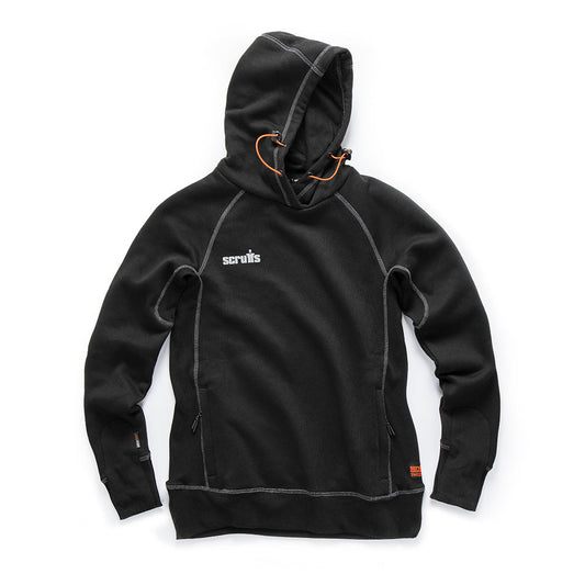 Scruffs Women's Trade Hoodie Black - Damaged Packaging