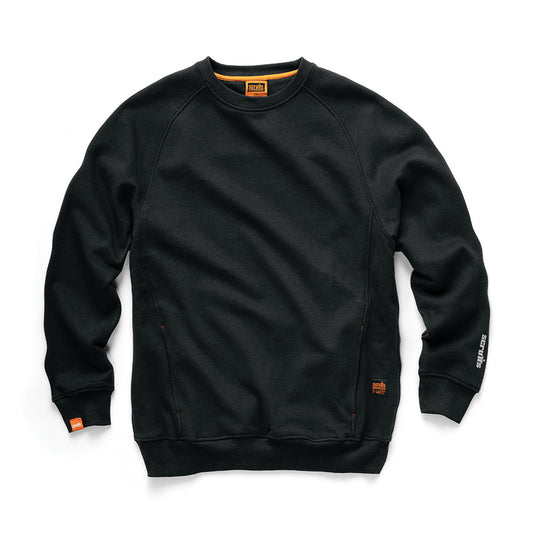 Scruffs Eco Worker Sweatshirt Black - Damaged Packaging