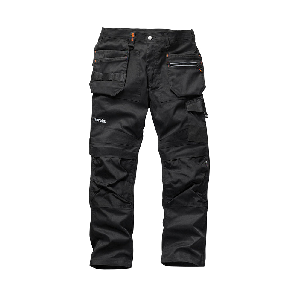 Scruffs Trade Flex Trousers Black - Damaged Packaging - warehousetoolsale.com