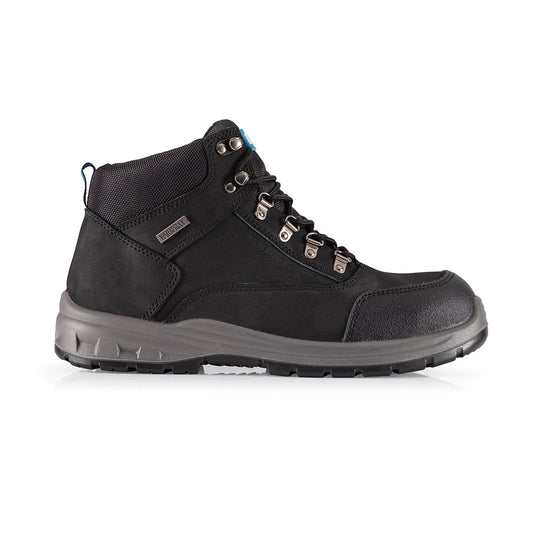 Tough Grit Teak Safety Boots Black - New