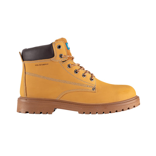 Tough Grit Oak Safety Boot Tan - Damaged Packaging