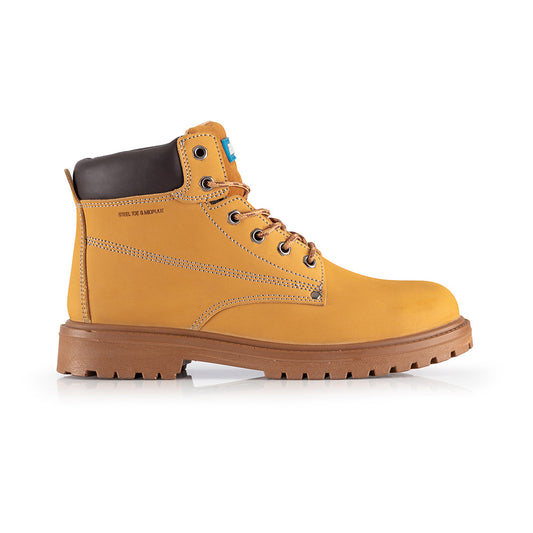 Tough Grit Oak 2 Safety Boots Tan - New